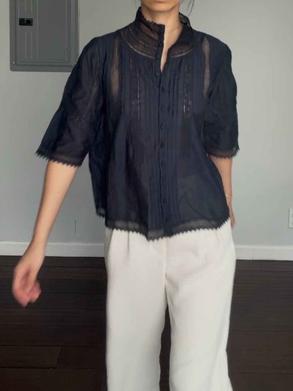 Zadig & Voltaire Tanos Tomboy lace top
